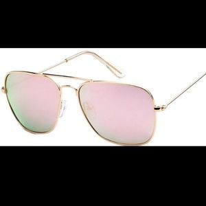 Pink POLARIZED designer sunglasses